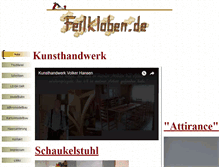 Tablet Screenshot of feilkloben.de